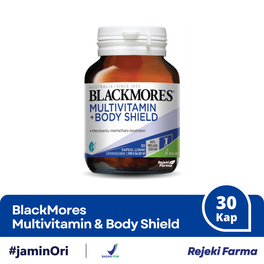 BlackMores Multivitamin + Body Shield - 30 kapsul