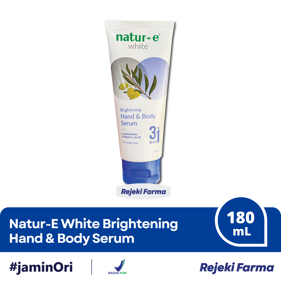 Natur-E White Brightening Hand & Body Serum - 180 mL