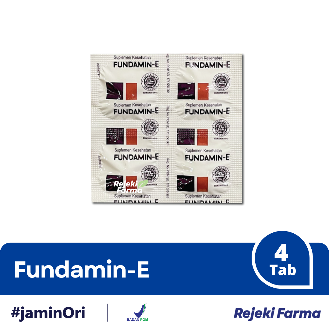 Fundamin-E - 1 Strip isi 4 Tablet
