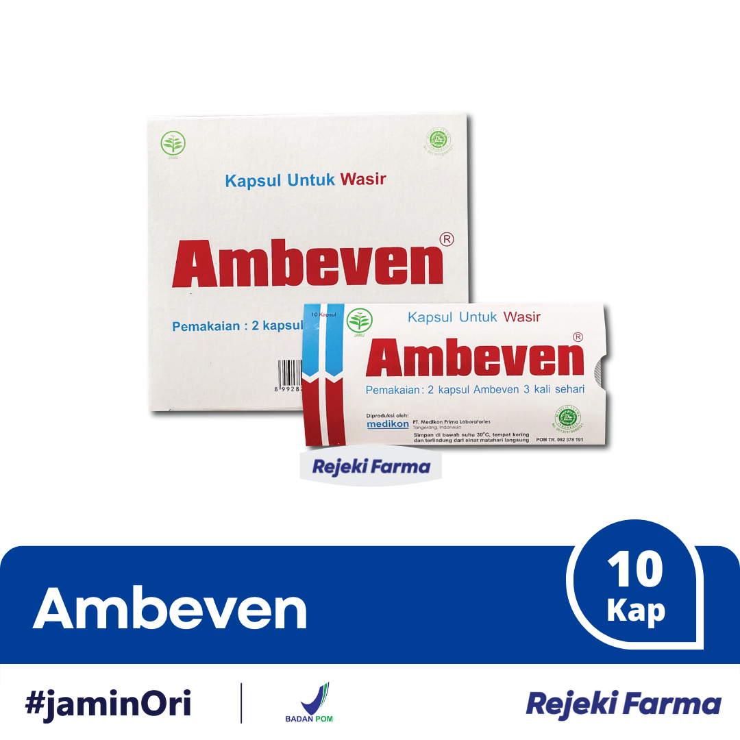 Ambeven - 1 strip isi 10 Kapsul