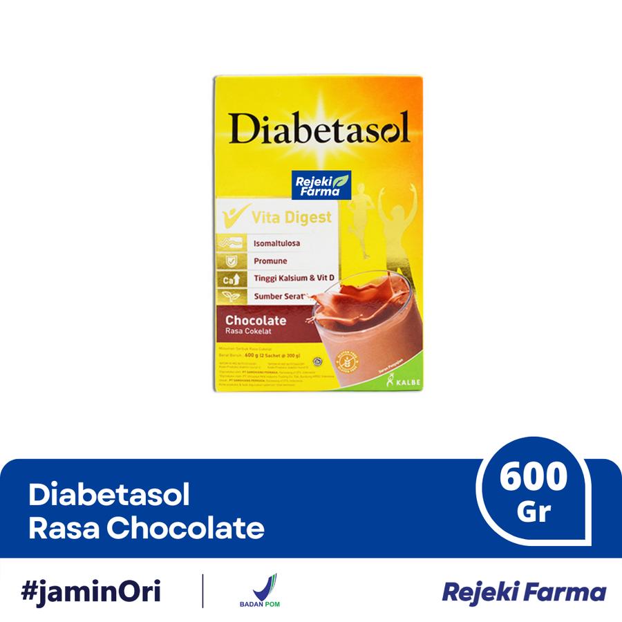 Diabetasol Vita Digest Rasa Coklat - 570 gram