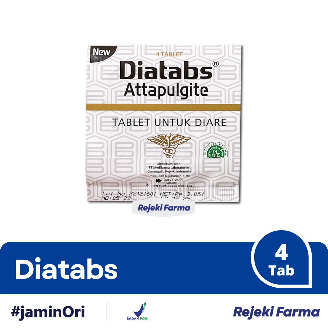 Diatabs - 1 Strip isi 4 Tablet