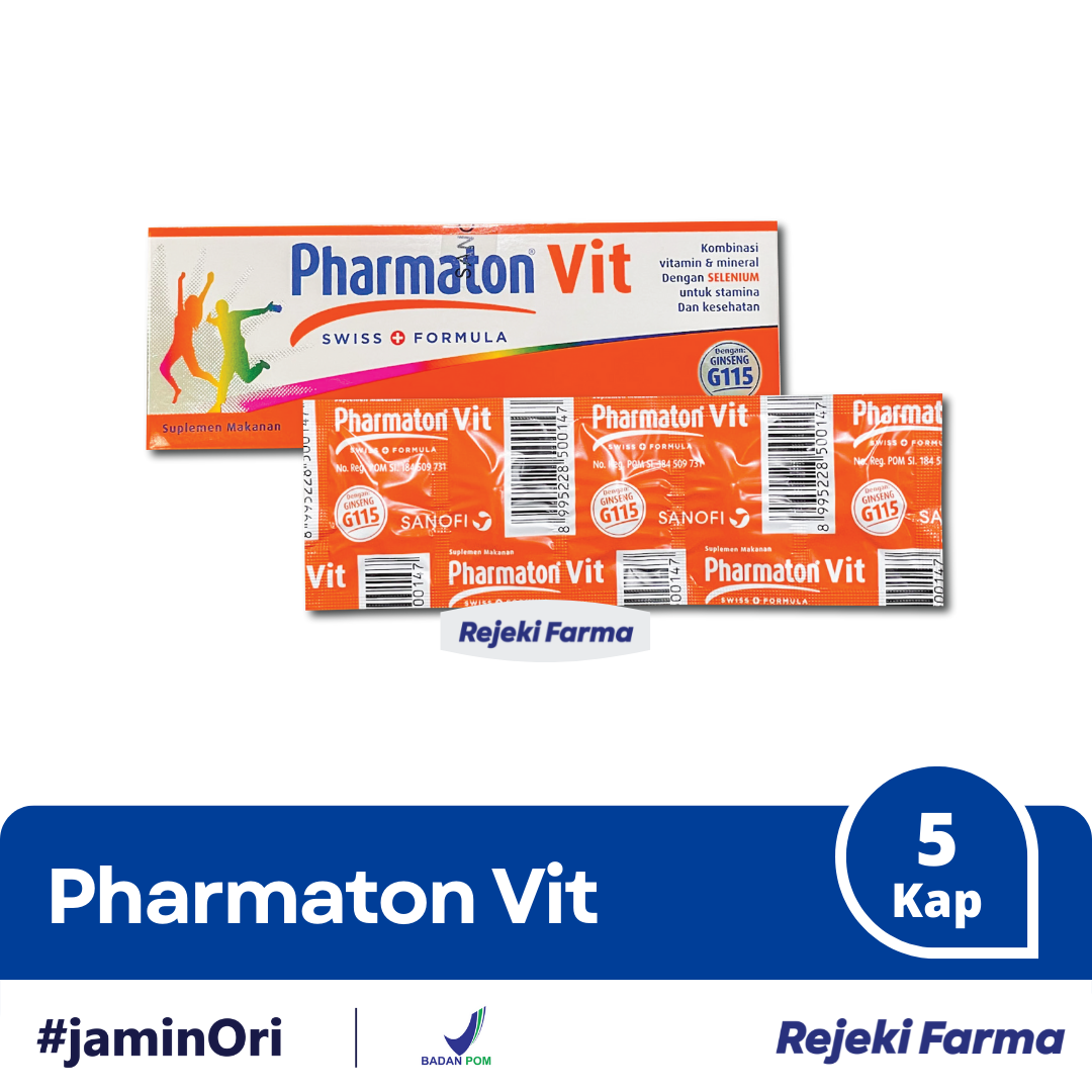 Pharmaton Vit - 1 strip isi 5 Tablet