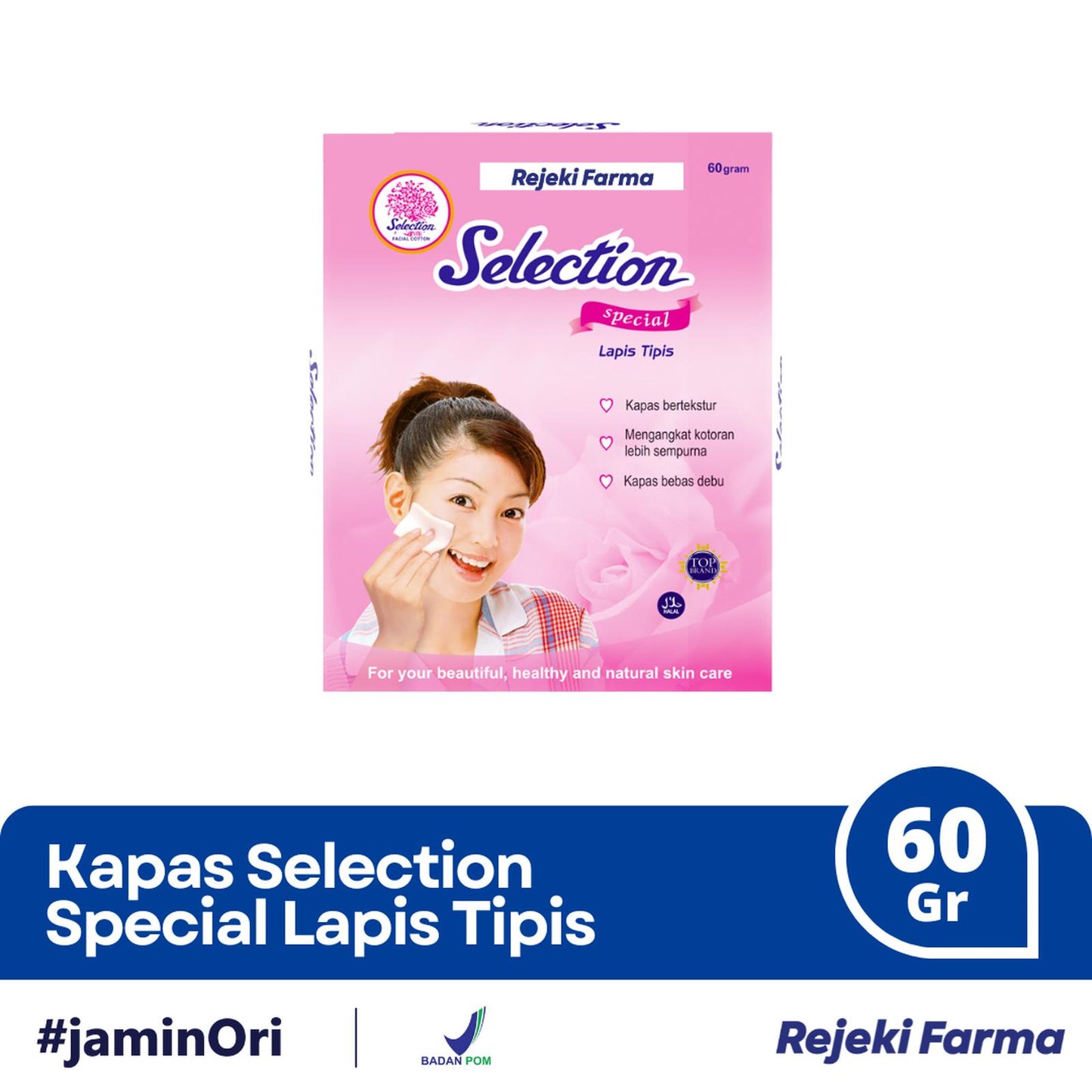 Kapas Cotton Selection Special Lapis Tipis - 60 Gram