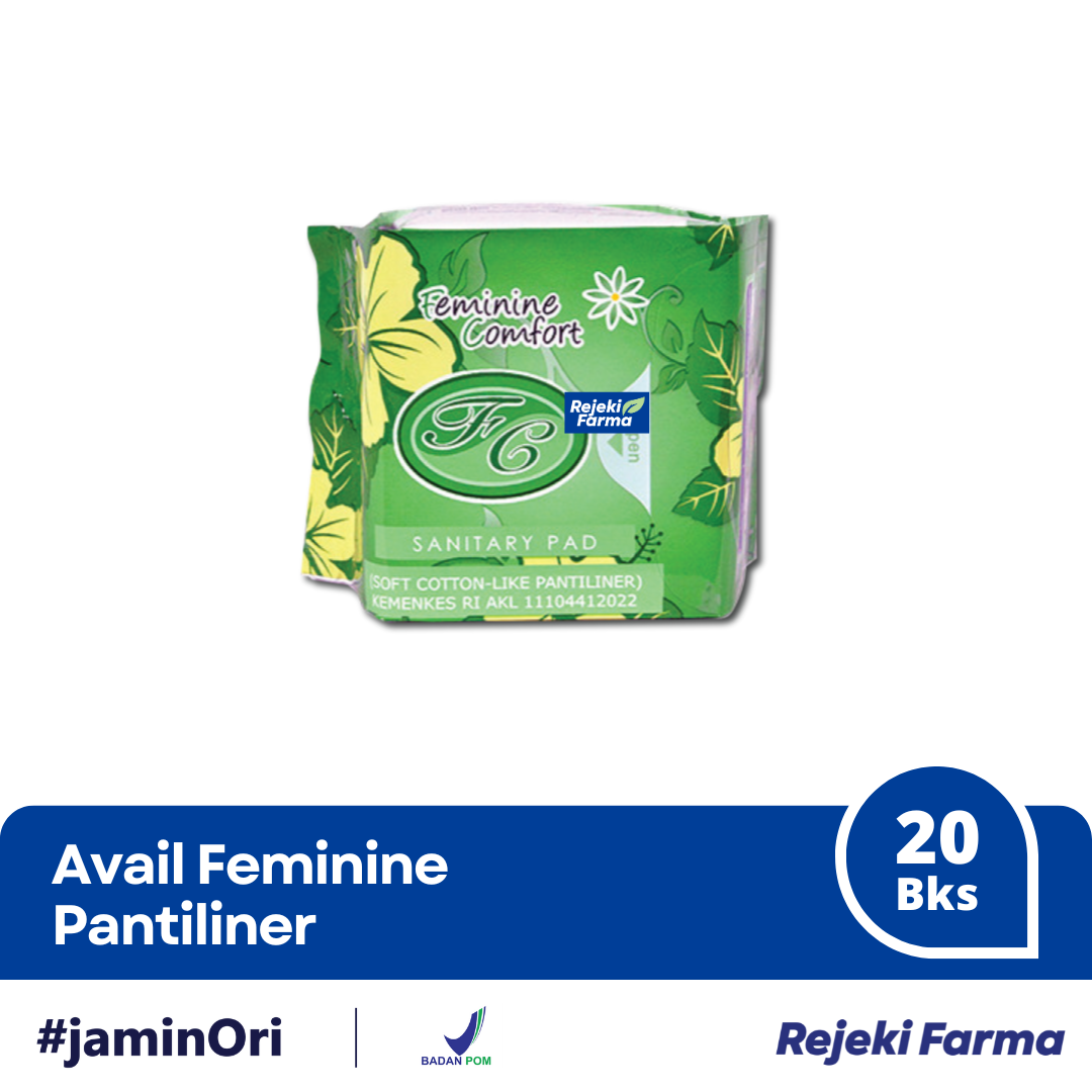 Avail Feminine Comfort Pantiliner - 20 Bungkus