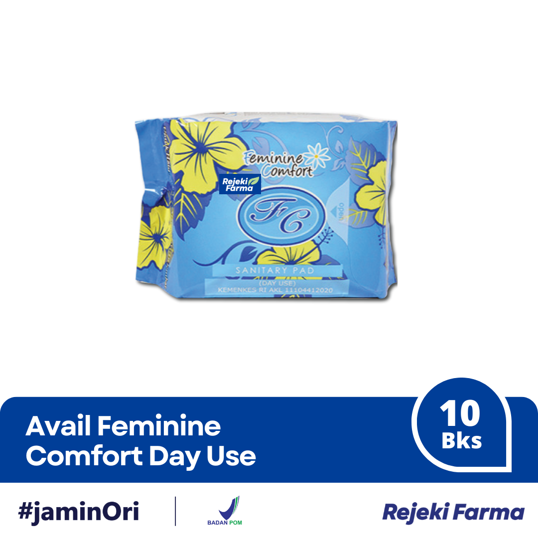 Avail Feminine Comfort Day Use Biru - 10 Bungkus