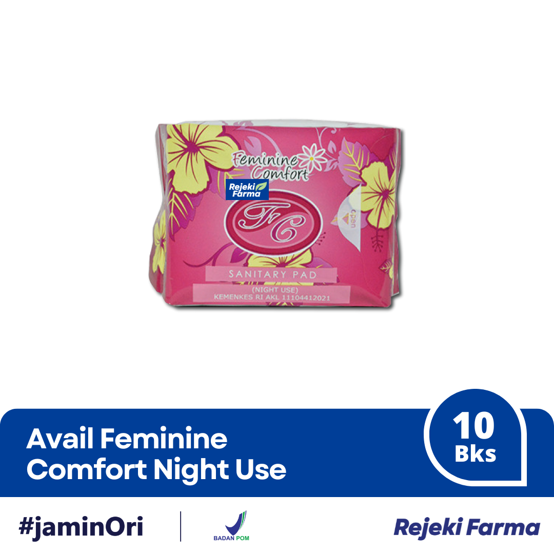 Avail Feminine Comfort Night Use Pink - 10 Bungkus
