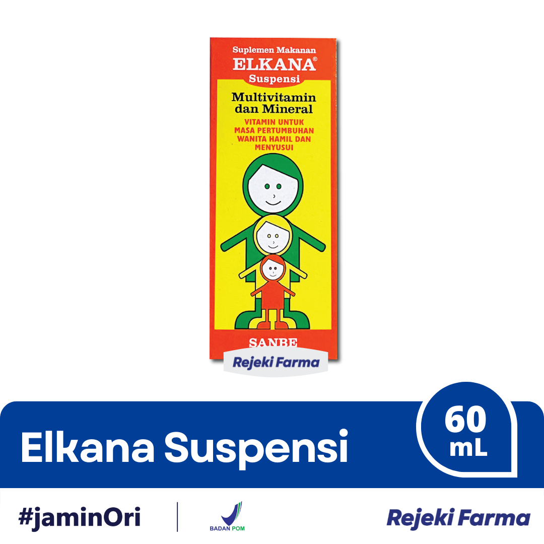 Elkana Suspensi Syrup - 60 mL