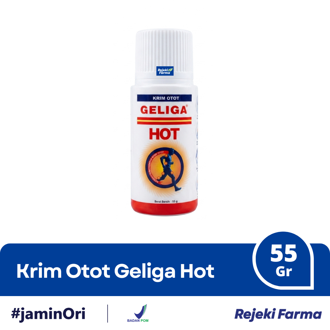 Krim Otot Geliga Hot - 55 Gram