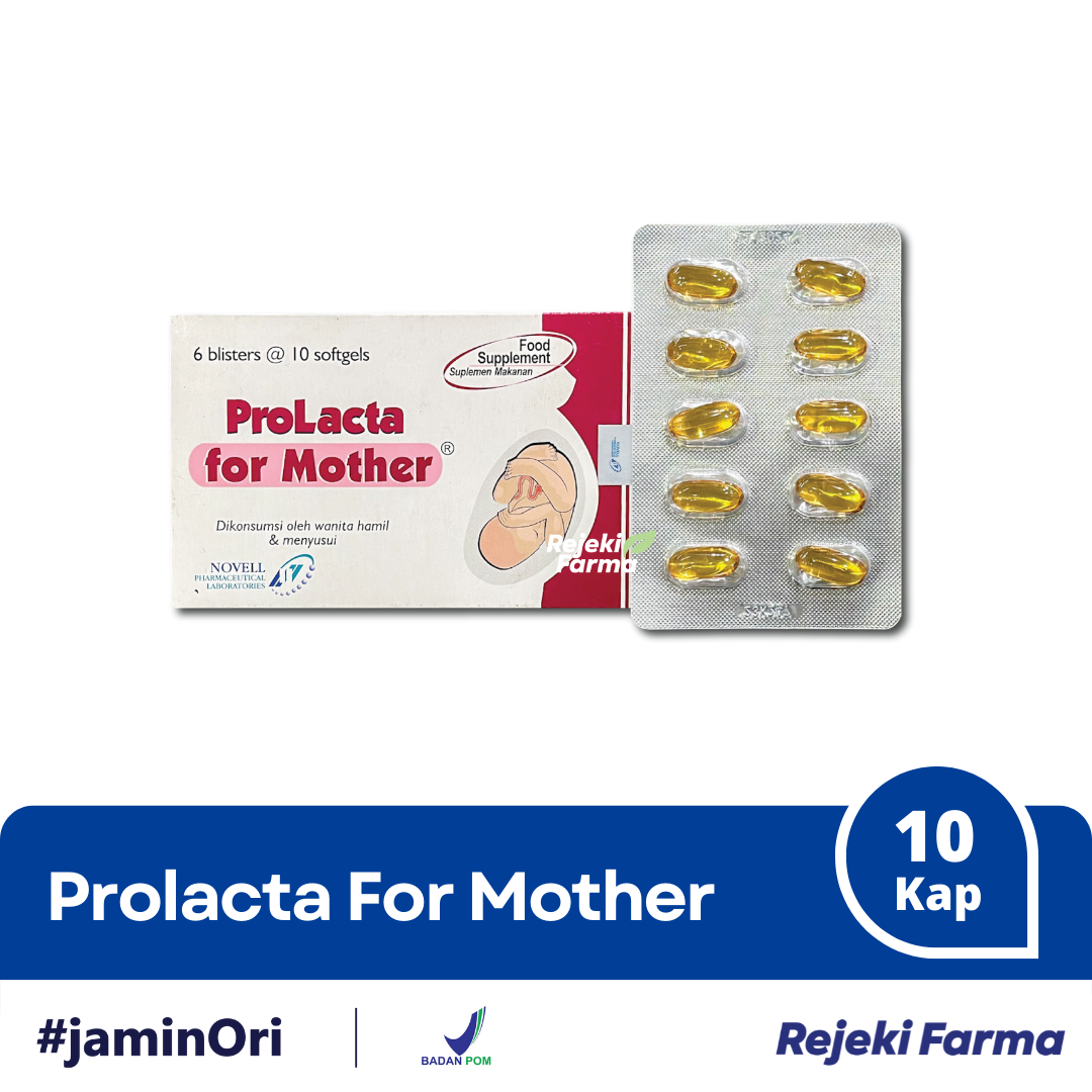 Prolacta For Mother - 1 Strip isi 10 Kapsul Lunak
