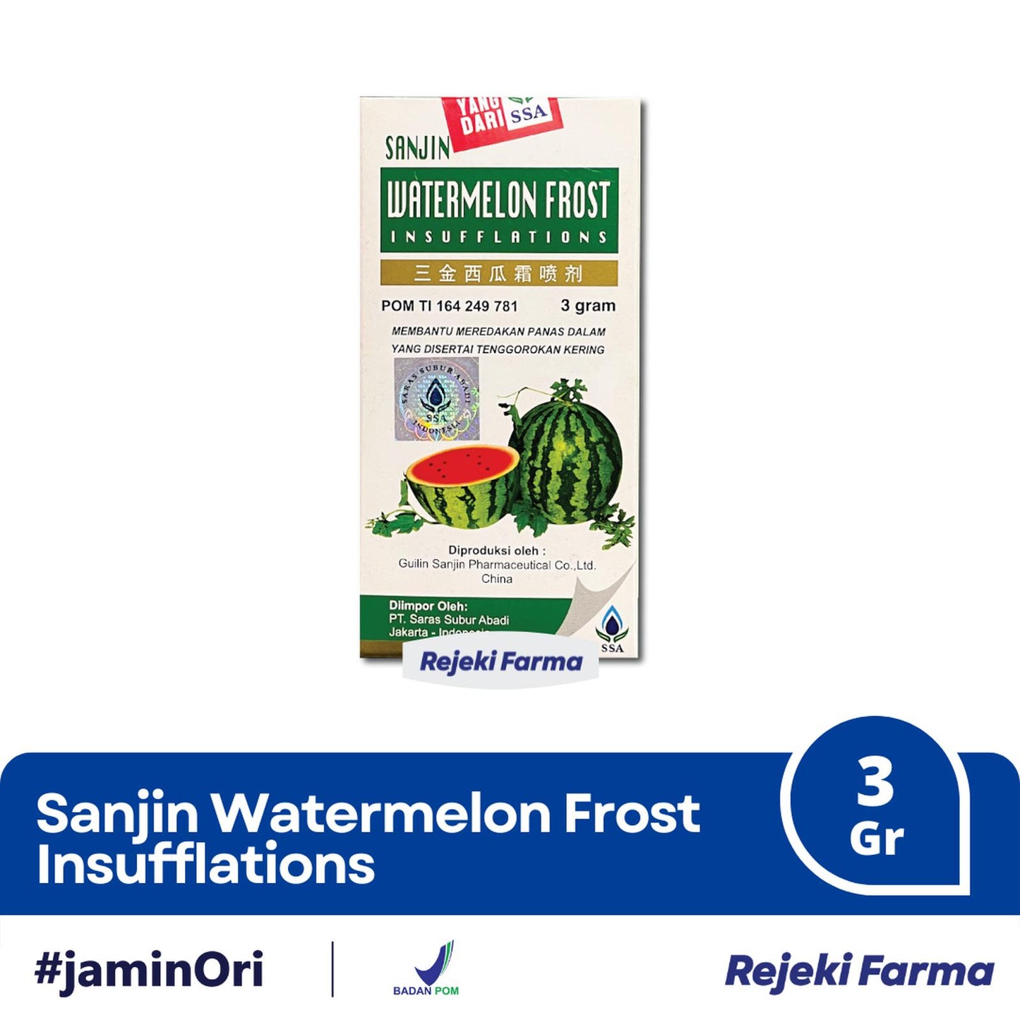 Sanjin Watermelon Frost Insufflations - 3 gram