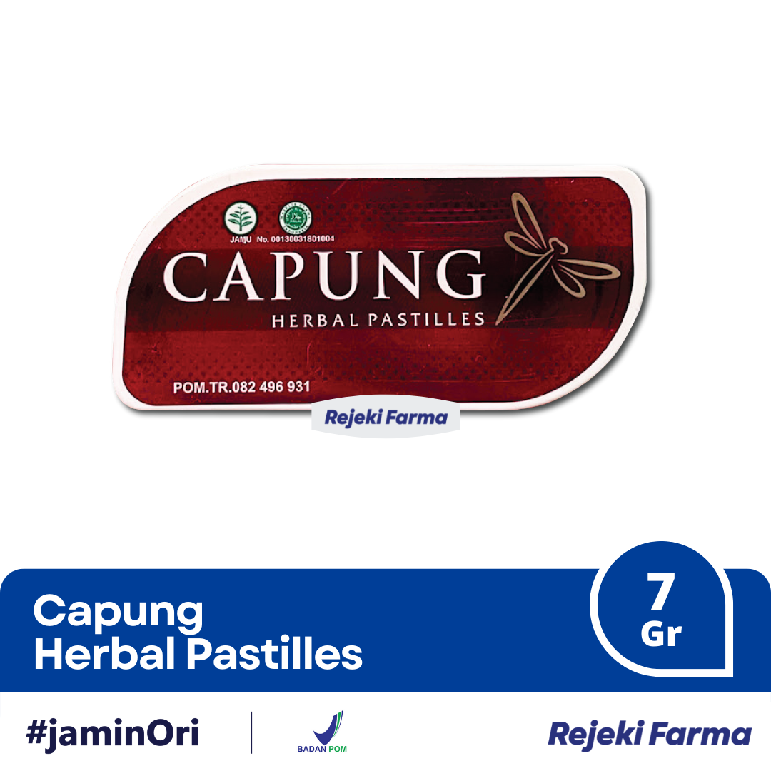 Permen Capung Herbal Pastilles - 7 gram