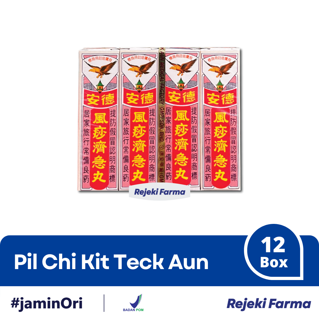 Pil Chi Kit Teck Aun - 1 Box isi 12 Botol