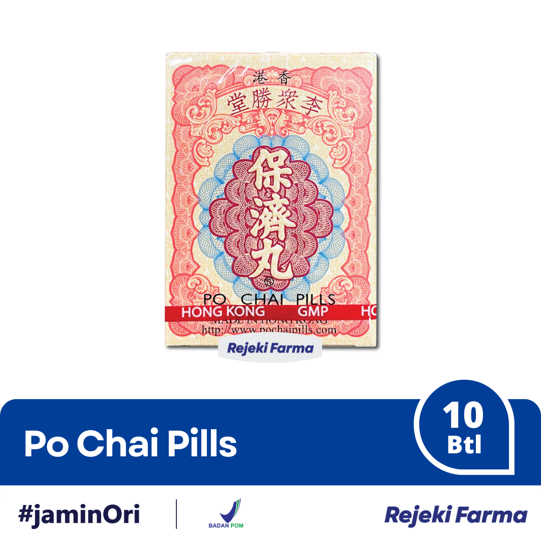 Po Chai Pills - 1 Box isi 10 Botol