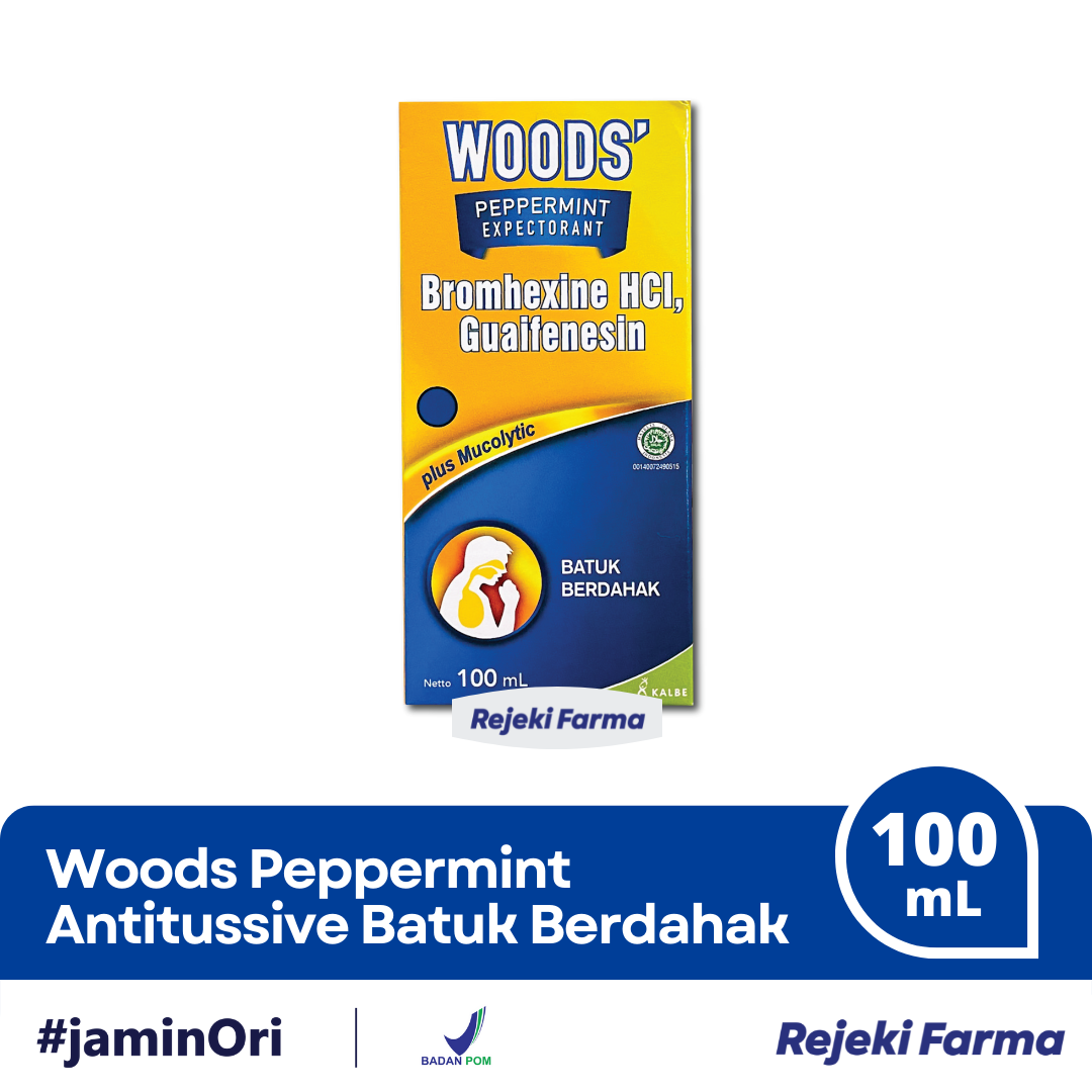 Woods Peppermint Expectorant - 100 mL