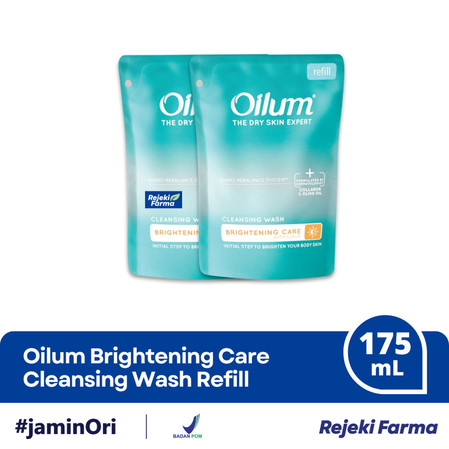 Oilum Brightening Care with Scrub Cleansing Wash ( Refill ) - 175 mL