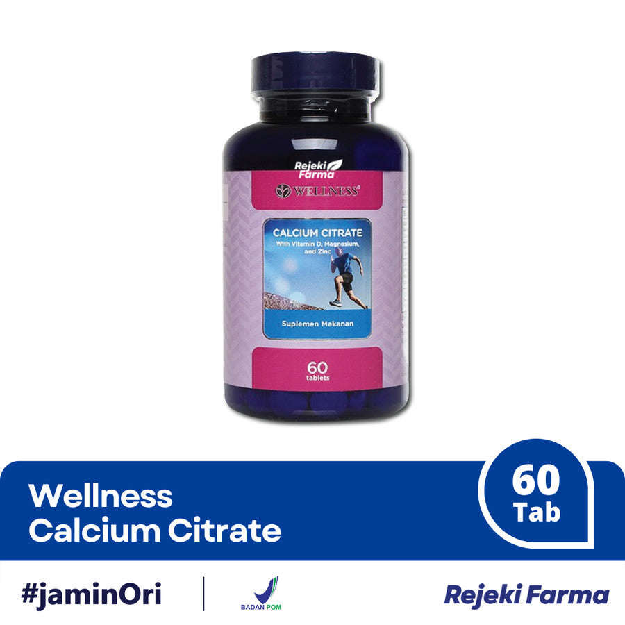 Wellness Calcium Citrate - 60 tablet
