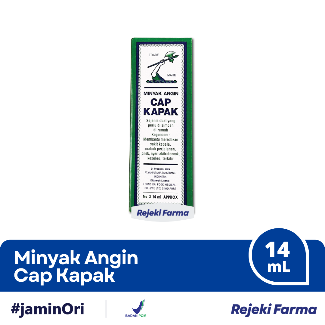 Minyak Angin Cap Kapak - 14 mL