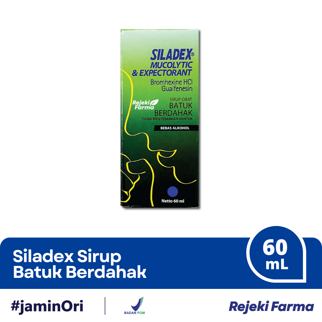 Siladex Mucolytic & Expectorant hijau - 60 mL