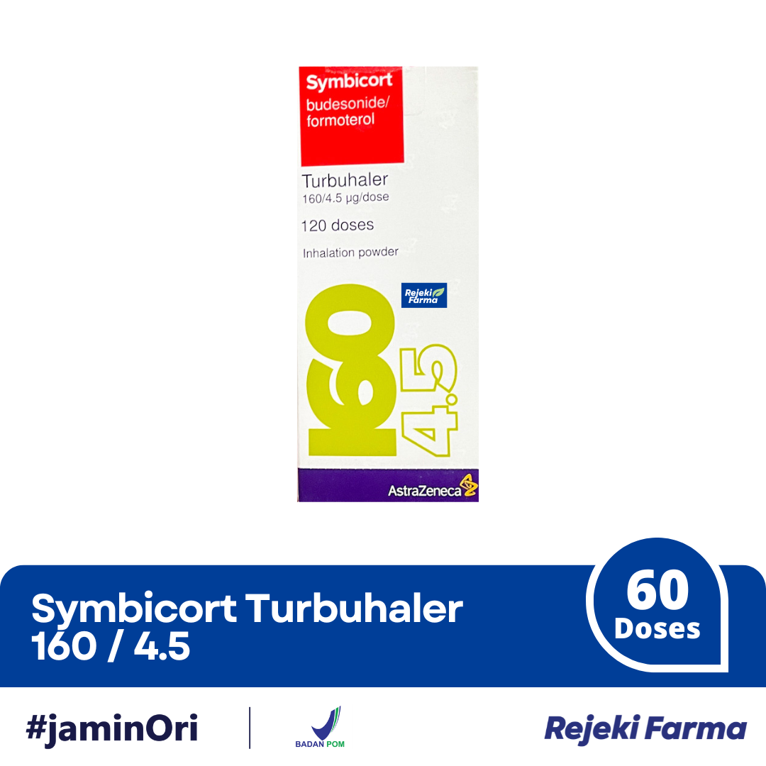 Symbicort 160 mcg/4.5 mcg Turbuhaler - 60 Dosis