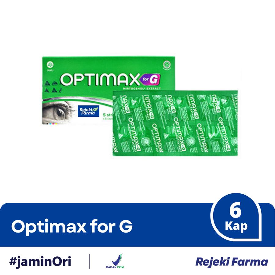 Optimax for G Hijau - 1 Strip isi 6 Tablet