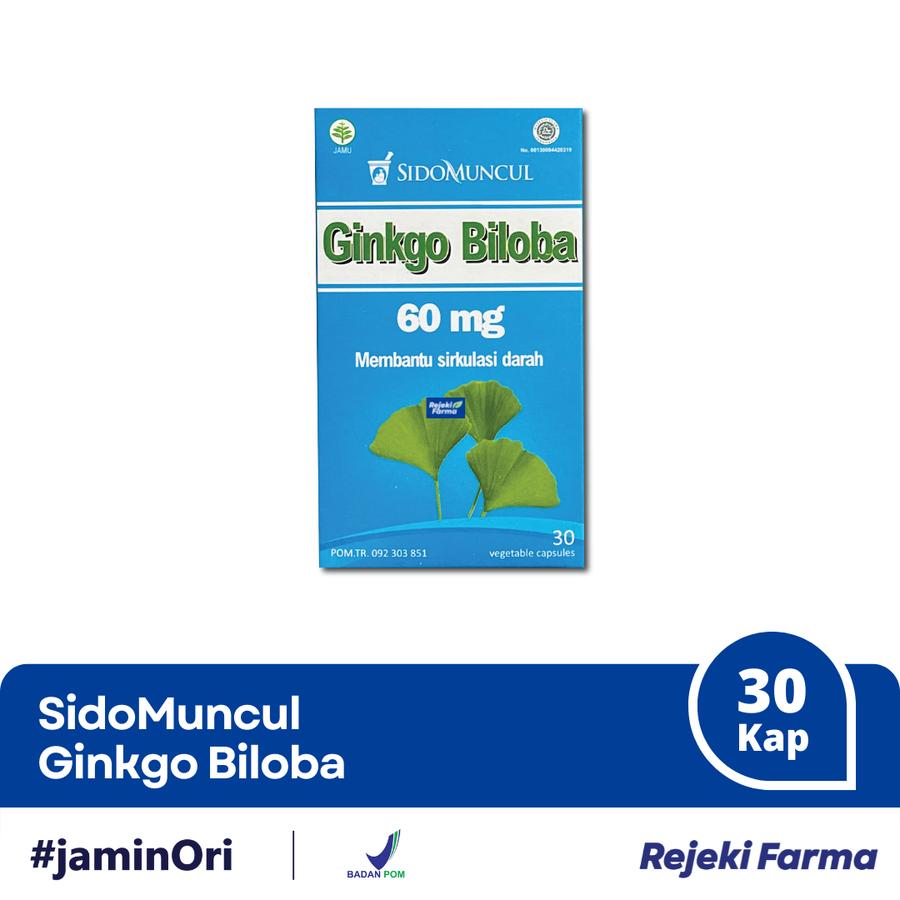 Sido Muncul Herbal Ginkgo Biloba 60mg - 30 Kapsul