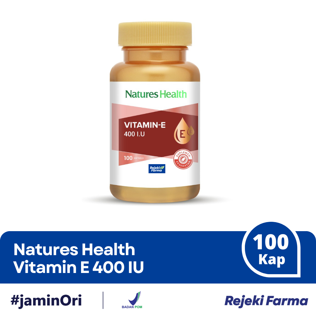 Natures Health Vitamin E 400 IU 100 softgels