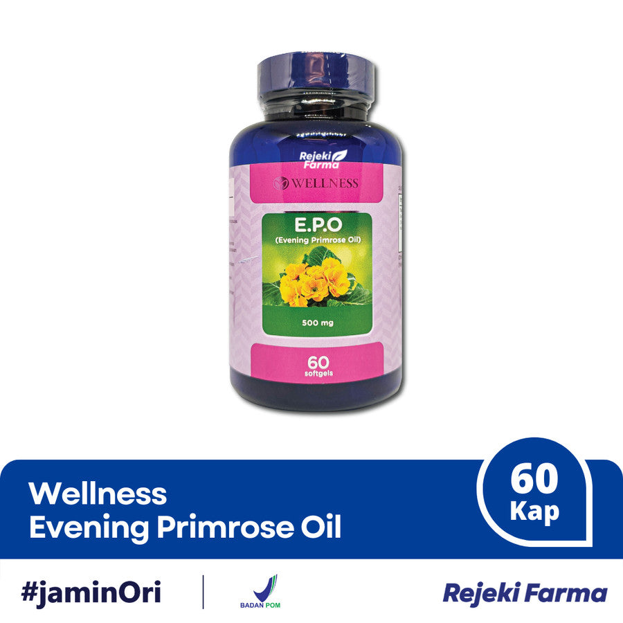 WellNess E.P.O Evening Primrose Oil - 60 Softgels
