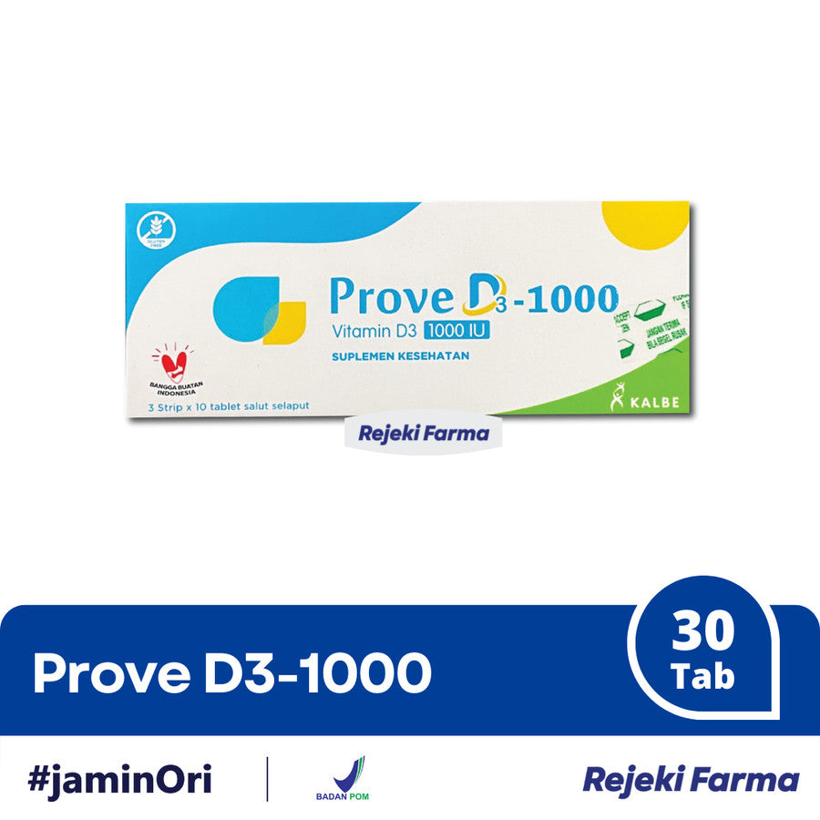 Prove D3 1000 iu - 1 box isi 3 strip