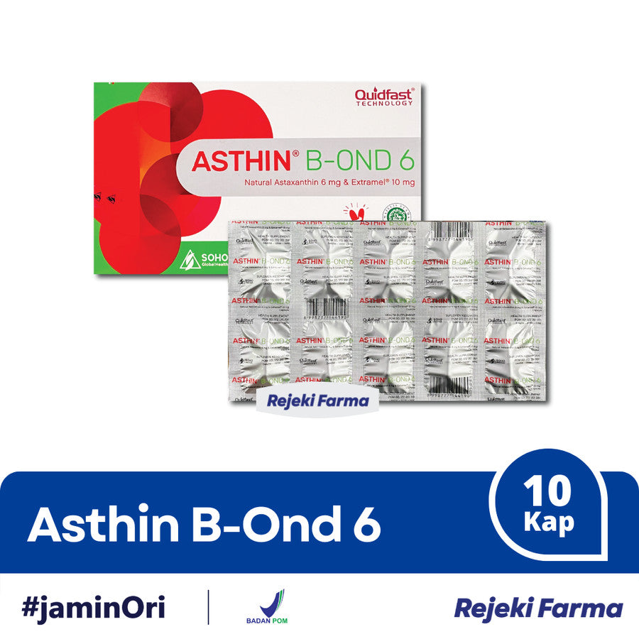 Asthin B-ond 6 Mg 1 Strip isi 10 Kapsul