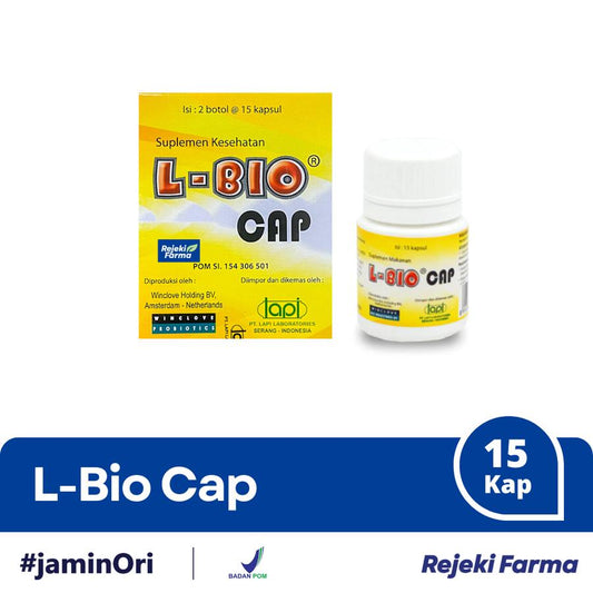 L-BIO Cap Kapsul - 1 Botol isi 15 Capsule