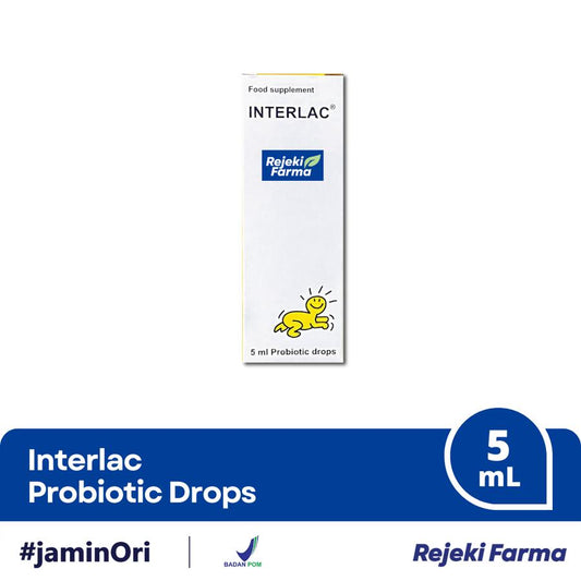Interlac Probiotik Drops - 5mL
