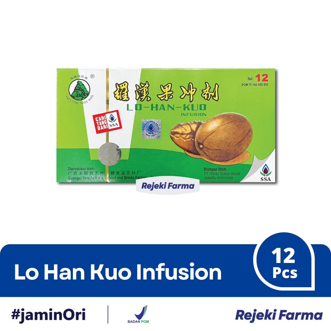 Lo Han Kuo Infusion - 1 Box isi 12 Kantong