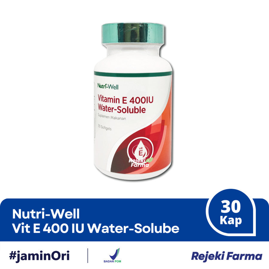 NutriWell Vitamin E 400 IU - 30 Softgels