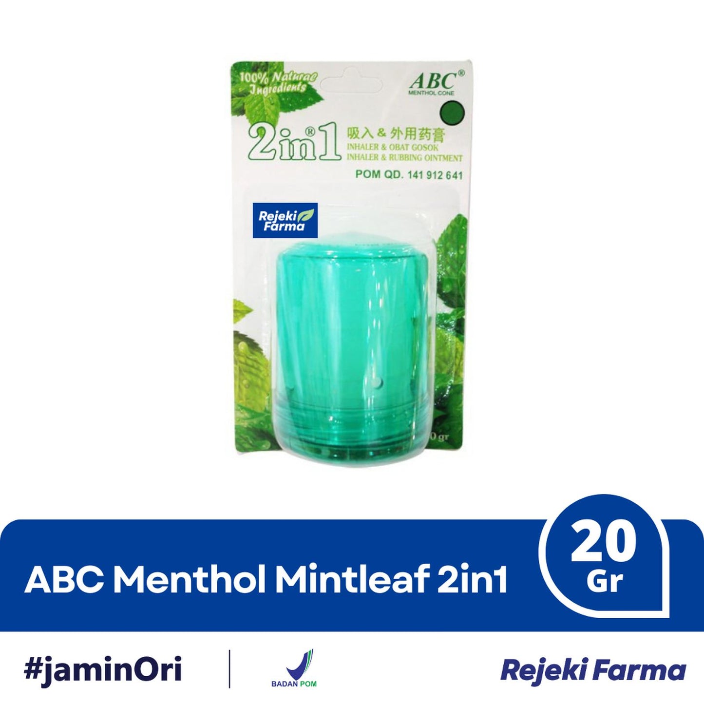 ABC Menthol Mintleaf 2in1 - 20 gram