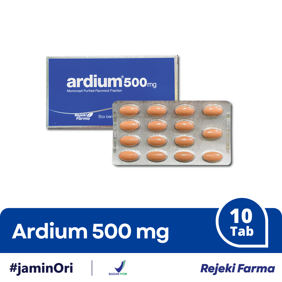Ardium 500 Mg - 1 Strip isi 15 Tablet