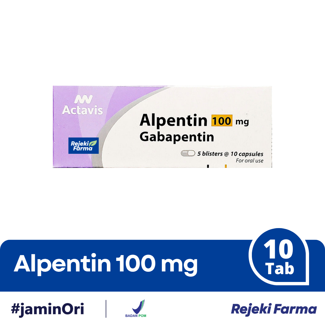 Alpentin 100 mg - 1 Strip isi 10 Tablet