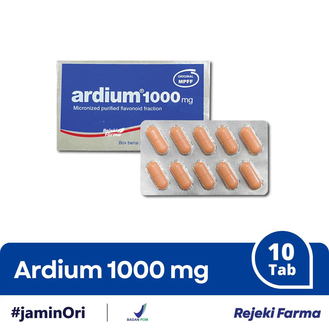Ardium 1000 mg - 1 Strip isi 10 Tablet