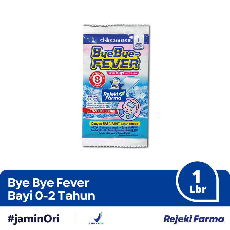 ByeBye Fever Bayi usia 0-2 Tahun - 1 Lembar