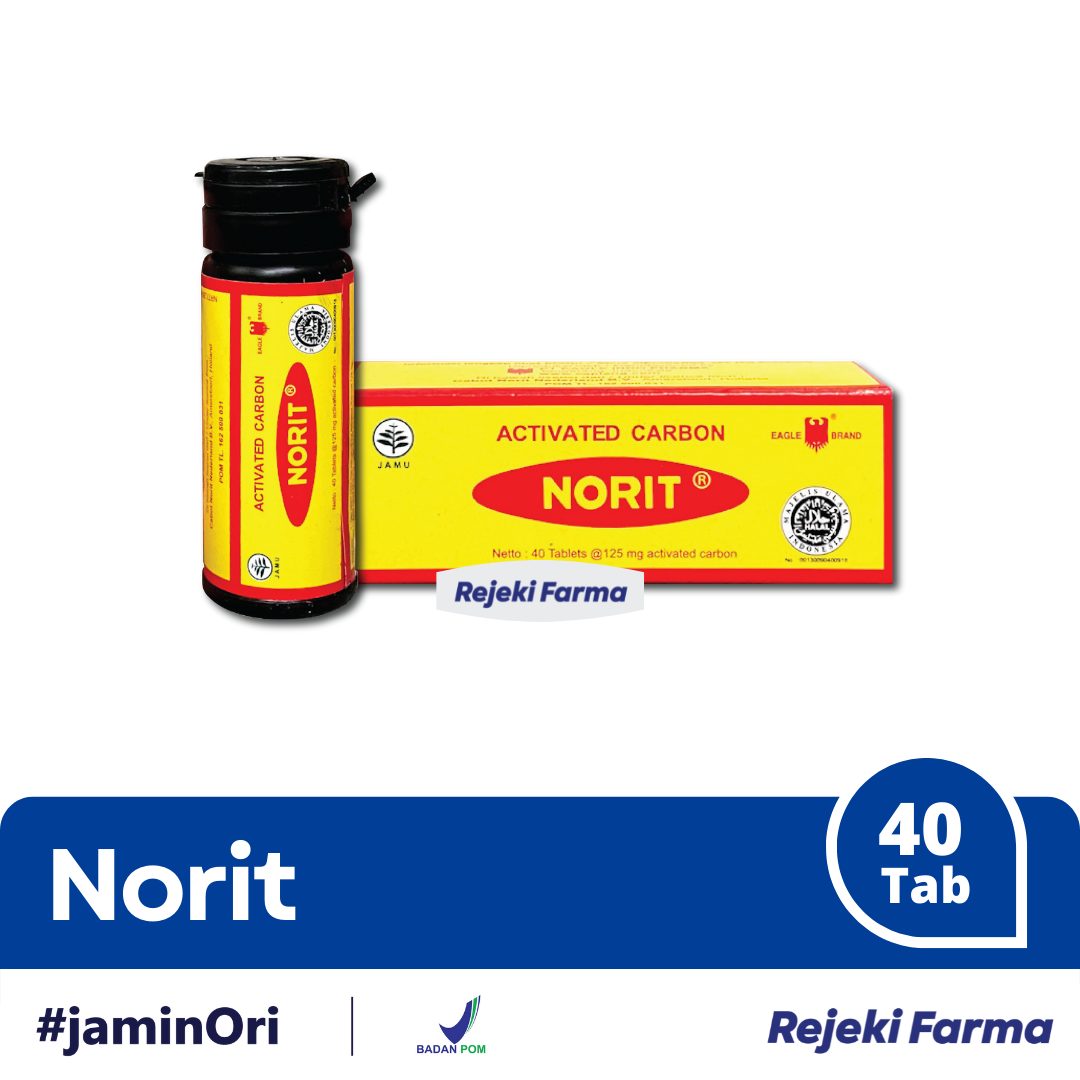 Norit Karbon Aktif - 40 Tablet