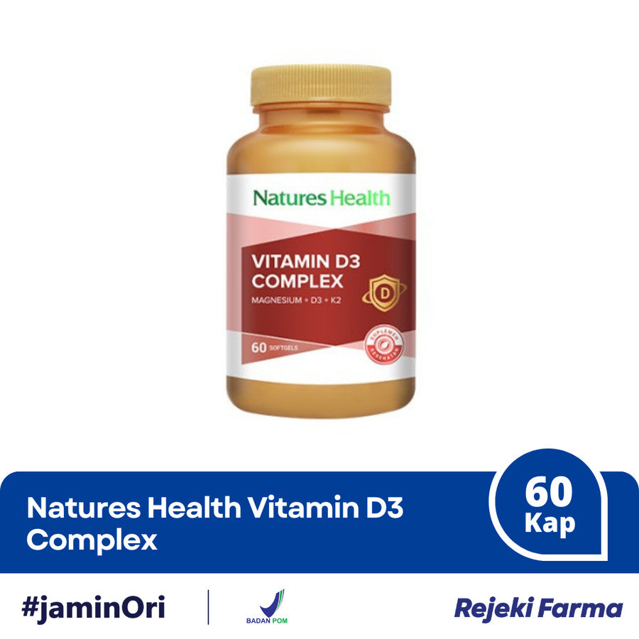 Natures Health Vitamin D3 Complex - 60 Softgels