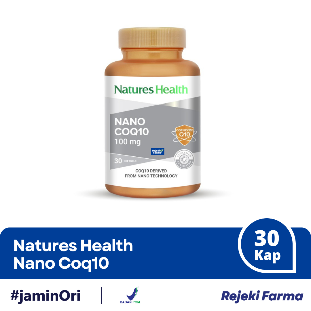 Natures Health Nano CoQ10 60mg - 30 Softgels
