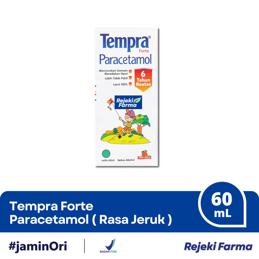 Tempra Forte Syrup Paracetamol 6 Tahun Ke Atas - 60 mL