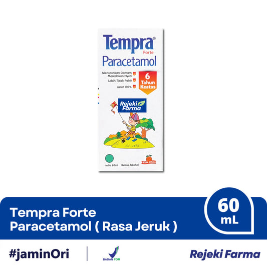 Tempra Forte Syrup Paracetamol 6 Tahun Ke Atas - 60 mL