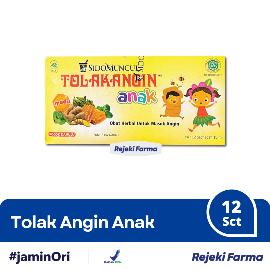 Tolak Angin Anak - 1 Box Isi 12 Sachet