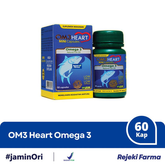 MyWell OM3Heart 600 Omega 3 - 60 Kapsul