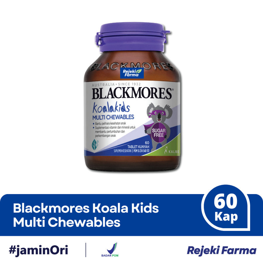 Blackmores Koala Kids Multi Chewables Botol isi 60 Tablet