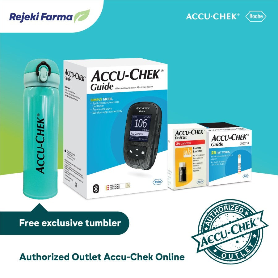 Accu-Chek Guide Mesin + Paket Alat Cek Gula Darah