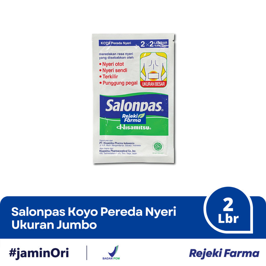 SalonPas Koyo Pereda Nyeri Jumbo - 1 Sachet isi 2 Lembar