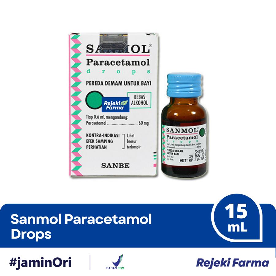 Sanmol Paracetamol Drops - 15 mL